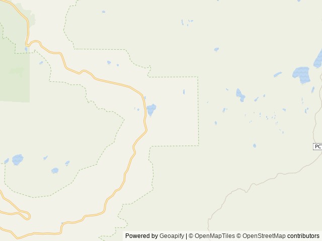 Map of Summit Lake Stock Corral location at Mineral, CA, United States