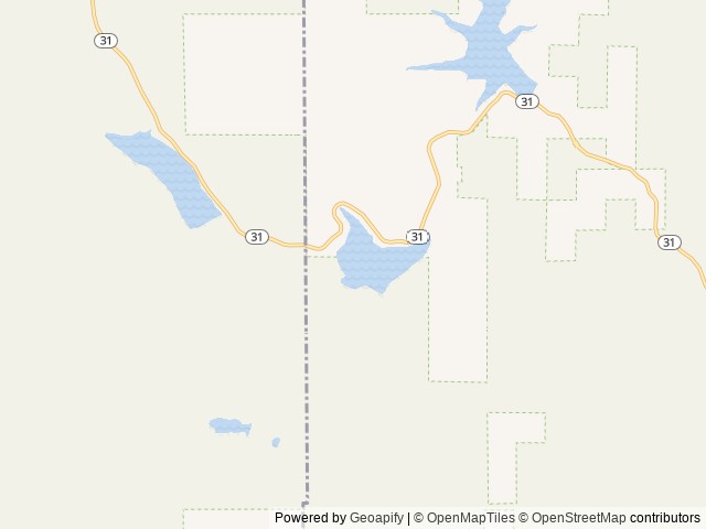 Map of Cleveland Reservoir Campground location at Ferron, UT, United States