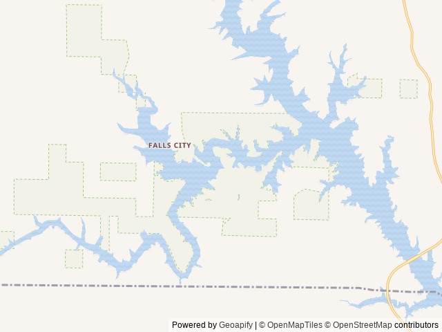Map of Clear Creek (AL) location at Jasper, AL, United States