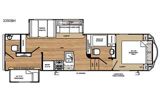 2018 Forest River RV Sandpiper HT 3350BH