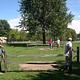 People Playing Horseshoes!