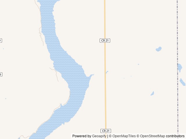 Map of Eggerts Landing location at Valley City, ND, United States