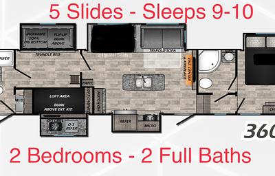 Luxury Fifth Wheel Rental | Sleeps Up to 9