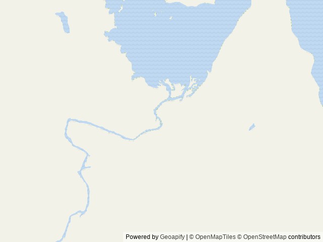 Map of Kadake Bay Cabin location at Petersburg, AK, United States