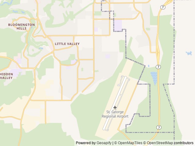 Map for The Happy Camper near St. George, UT