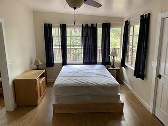 Back bedroom with access to the deck.