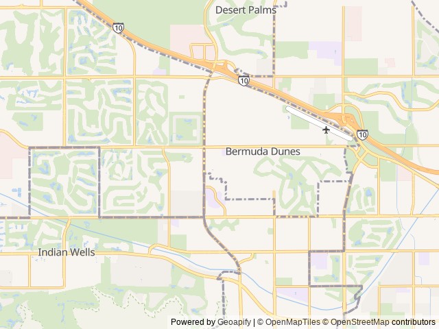 Map for 2020 Jayco "Adventure Awaits with Bunk Beds" near Bermuda Dunes, CA