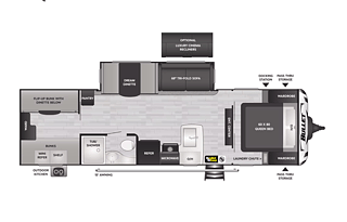 2023 Keystone RV Bullet 287QBS RV rental photo 2