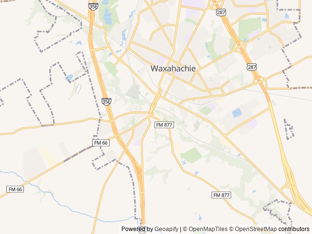 Map of Remuda Storage and RV Ranch location at Waxahachie, TX, United States