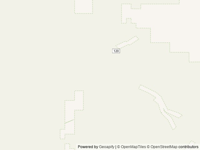 Map of Dry Wolf Cabin location at Stanford, MT, United States