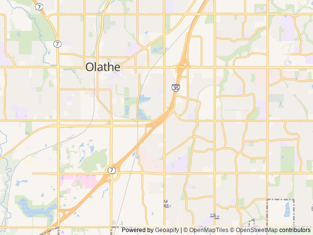 Map for 2022 Forest River RV Cherokee Grey Wolf 29TE near Olathe, MO
