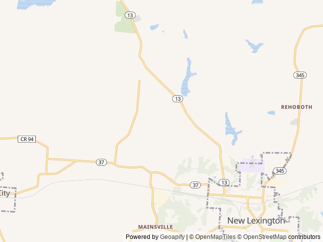 Map for 2021 Coachmen Apex Ultra-lite 293RLDS near New Lexington, OH