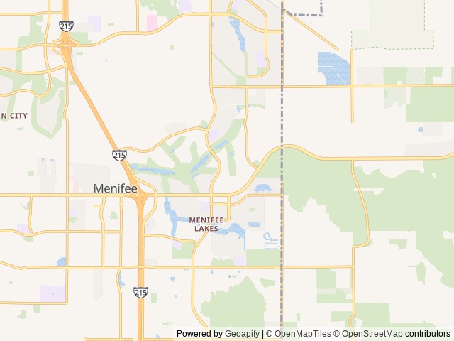 Map for 2018 Winnebago Minnie Winnie near Menifee, CA