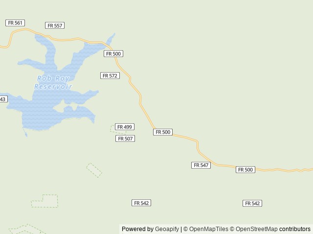 Map of Spruce Mtn Fire Lookout Tower location at Laramie, WY, United States
