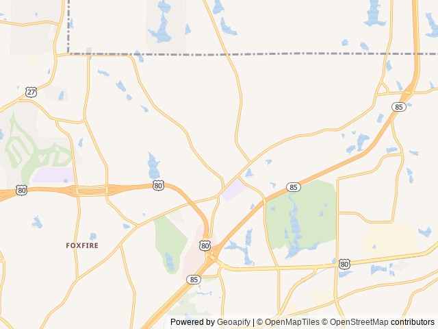 Map for Clean 2022 Camper W/ Queen Room and Bunk Room near Columbus, AL
