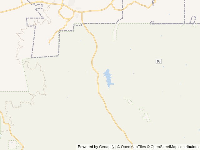 Map of Lynx Campground location at Prescott, AZ, United States