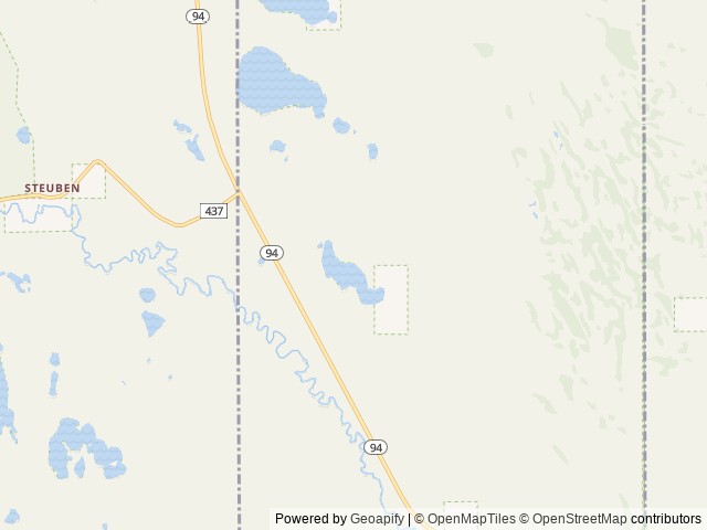 Map of East Lake Campsites location at Rapid River, MI, United States