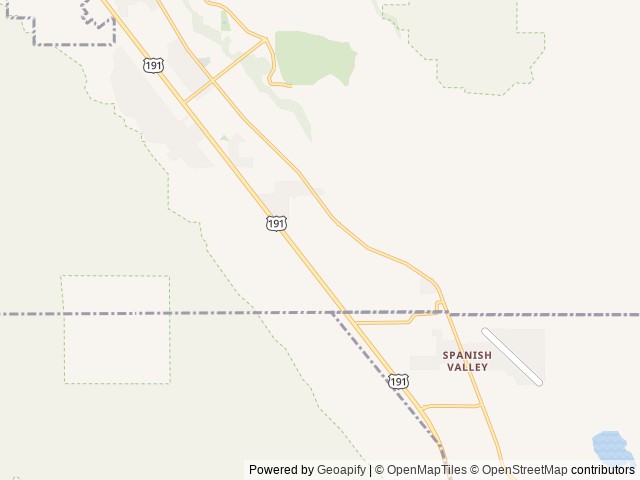 Map for Red Rock Base Camp #1 near Moab, UT