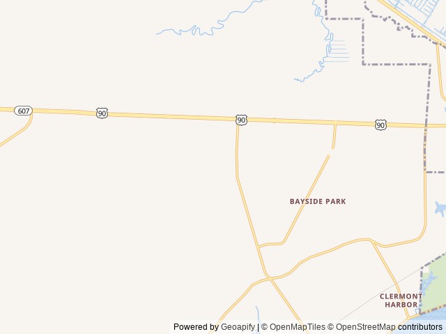 Map of Bay Hide Away RV Park & Campground location at Bay St. Louis, MS, United States