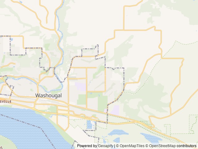 Map for Family Set-up Camper, Ready to Roll Out! near Washougal, WA