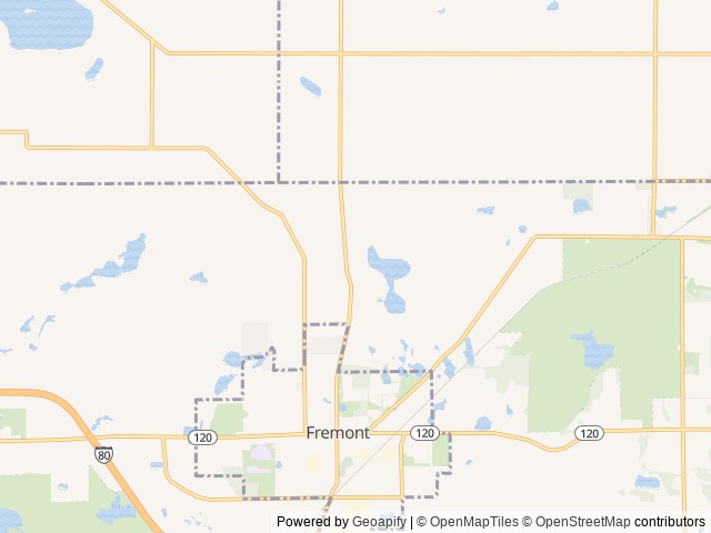Map of Fish Lake Family Resort. LLC location at California Township, IN, United States
