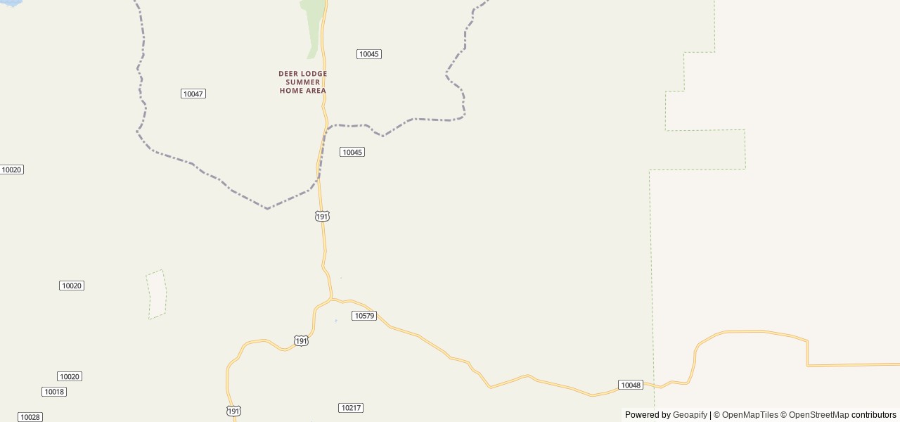 Map of Limber Flag Yurt location at Vernal, UT, United States