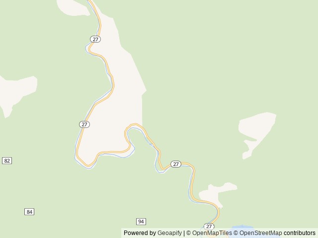 Map of Chimney Rock Campground location at Prineville, OR, United States