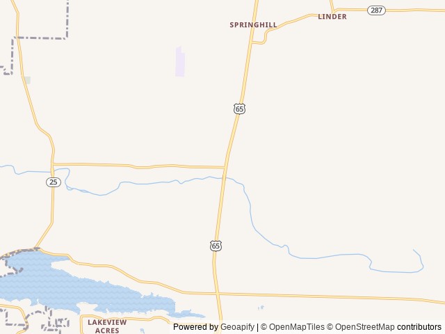 Map of Hilltop RV Resort location at Greenbrier, AR, United States