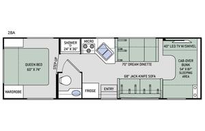 2018 Thor Motor Coach Four Winds 28A