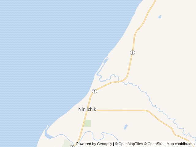 Map of Beachcomber Motel and RV Park location at Ninilchik, AK, United States