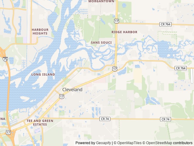 Map for 2023 GRAND DESIGN IMAGE (T-3) near Punta Gorda, FL
