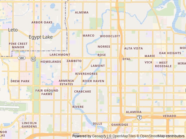 Map for The Silver Retreat | Classic Airstream Experience near Tampa, FL