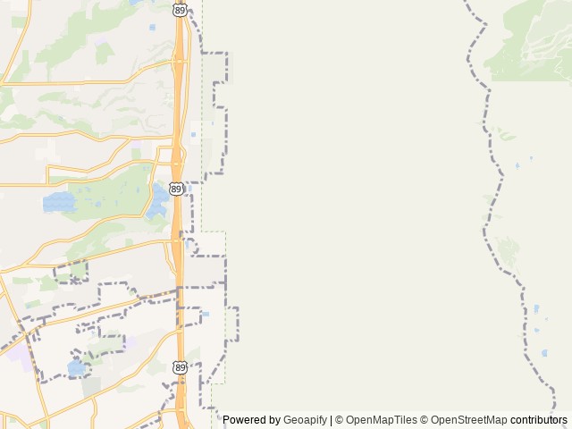 Map of Adams Canyon Bridge Campground location at Layton, UT, United States