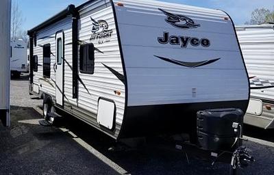 “Wanderhaven” is our 2018 Jayco 26’ Bunk House
