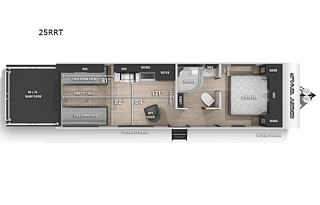 2022 Forest River RV Cherokee Grey Wolf 25RRT