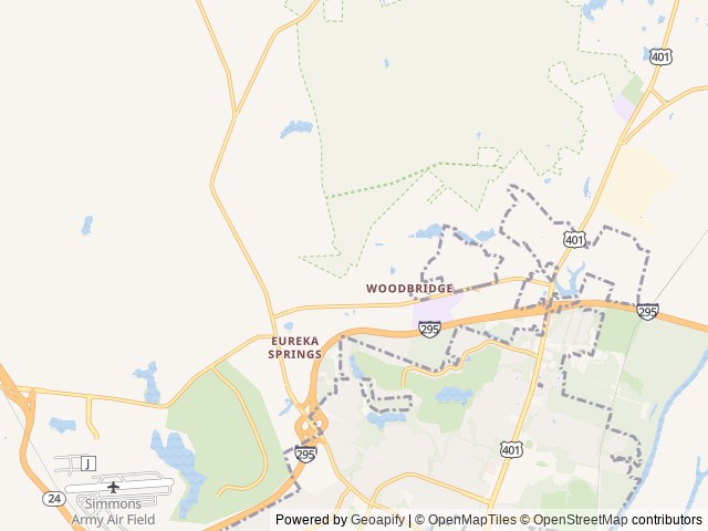 Map for The Southern Belle near Fayetteville, NC
