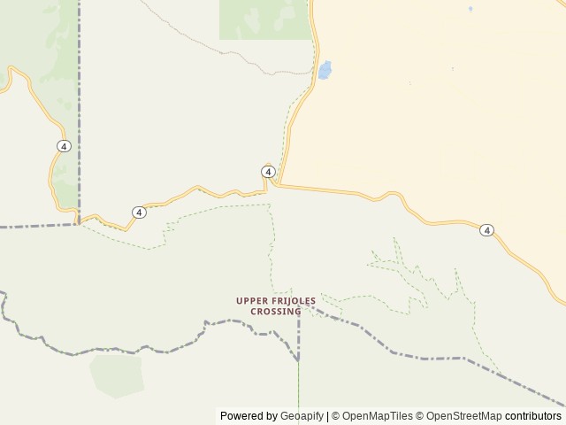 Map of Ponderosa Group Campground (NM) location at Los Alamos, NM, United States