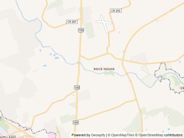 Map of Juniper Ridge RV Village location at Liberty Hill, TX, United States