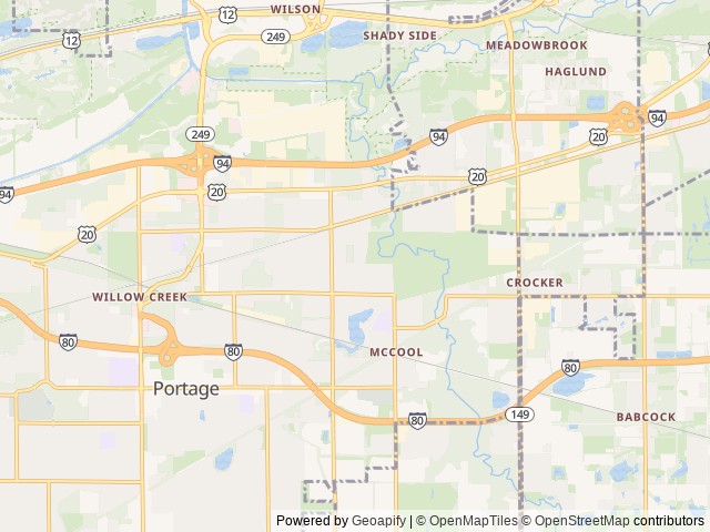 Map for 2018 Forest River RV Flagstaff Classic Super Lite 832BHDS near Portage, IL