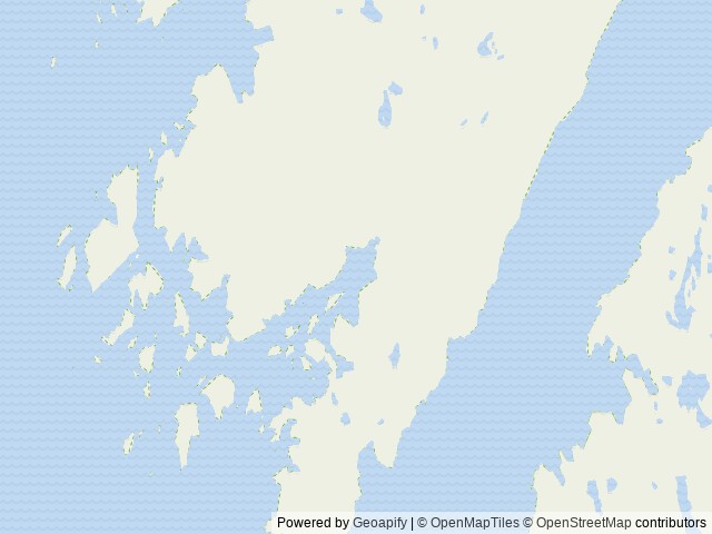Map of Greentop Cabin location at Hoonah, AK, United States