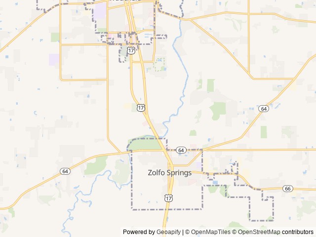 Map of Thousand Trails Peace River location at Wauchula, FL, United States
