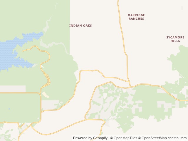 Map of Native Falls Campground location at Temecula, CA, United States