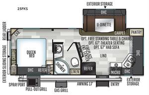 2019 Flagstaff Micro Lite 25FKS RV rental photo 2