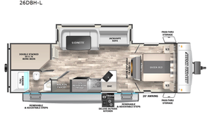 Brand New 2023 Modern Style Alpha Wolf Bunk House!