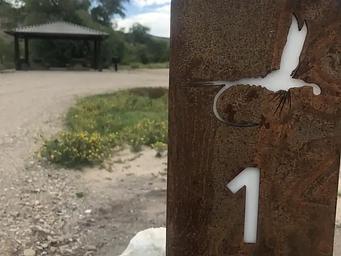 Site 1 at the Hanging Rock Campground