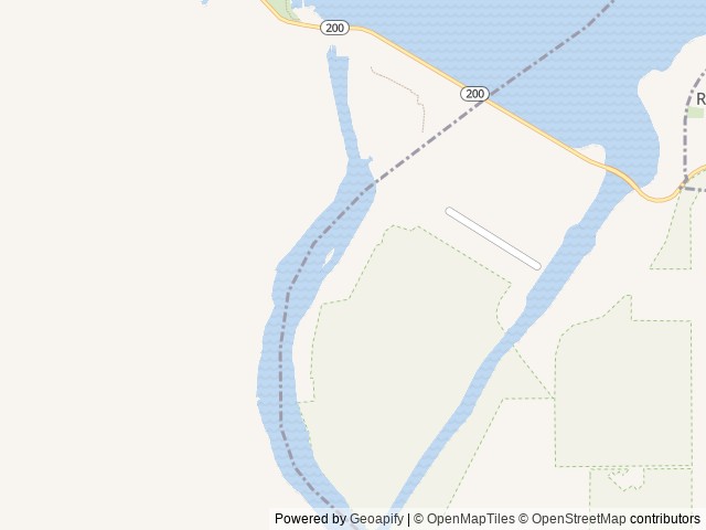 Map of Downstream Campground (ND) location at Riverdale, ND, United States