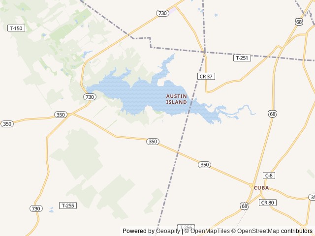 Map of Beechwood Acres Camping location at Wilmington, OH, United States