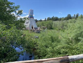 New Mexico Glamping Tipis