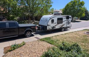 Easy to tow hard shell camper trailer for 5