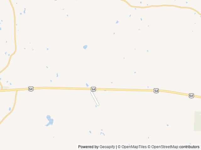 Map for The Big Tow near Pittsboro, NC